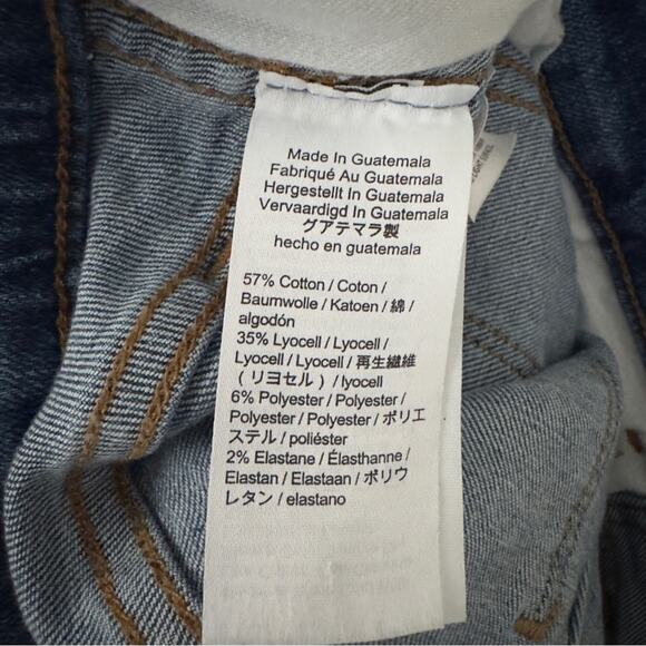 Madewell 10” High Rise Skinny Jeans Medium Wash Button Fly Pockets Stretch Logo - Picture 8 of 10